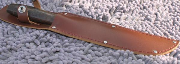 Frosts Mora Made In Sweden Laminated Steel 11 1/2" Used Full Tang No Flex Pitted But No Sign Of Use