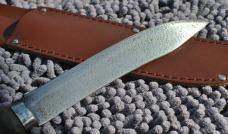Frosts Mora Made In Sweden Laminated Steel 11 1/2" Used Full Tang No Flex Pitted But No Sign Of Use