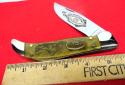1990 KABAR USA COLLECTORS CLUB PICTURE GRIZZLY APPROX 5-1/2" MINT HANDLED FEW TIMES IN ITS YEARS
