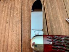 Cattaraugus Cutlery Sleeveboard Whittler For the KCC 1990 Seki Japan Brown Jigged Bone 