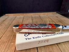 Cattaraugus Cutlery Sleeveboard Whittler For the KCC 1990 Seki Japan Brown Jigged Bone 