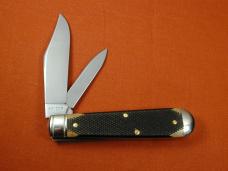 Great Eastern Cutlery GEC Tidioute Checkered Rawhide Richlite Yankee Jack Knife NIT USA 771225