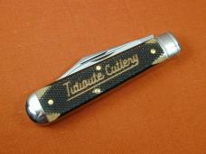 Great Eastern Cutlery GEC Tidioute Checkered Rawhide Richlite Yankee Jack Knife NIT USA 771225