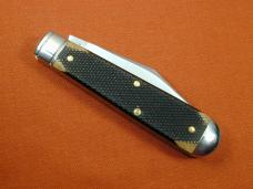Great Eastern Cutlery GEC Tidioute Checkered Rawhide Richlite Yankee Jack Knife NIT USA 771225