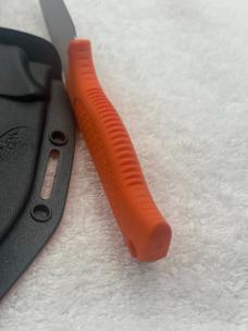 Benchmade 15006 Steep Country Fixed Blade Knife /  Orange Handle New In Box Made In USA
