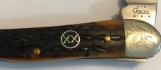 Reduced! New without box Case Dark Amber Barbed Wire Seahorse