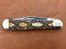 Case XX Copperhead SFO Snakeskin Antique Bone 1/500