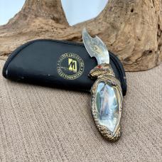 Franklin Mint Knightstone Collection Dragon Fantasy Unique Pocket Knife (A03)