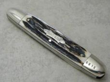 Kissing Crane Germany Stag 0615 Anglo Saxon Whittler Knife 1975 NKCA Club Knife