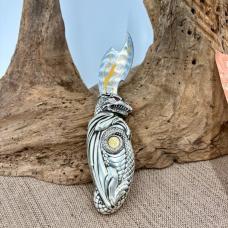 Franklin Mint The Mistress Of Fire Collector Pocket Knife Boris Vallejo (A07)
