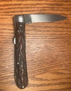 1800'S SHEFFIELD RODGERS STAG LOCKBACK