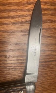 1800'S SHEFFIELD RODGERS STAG LOCKBACK