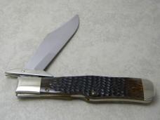 Case XX USA Bone C61050L Swing Guard Coke Bottle Lockback Knife 1983 NKCA Club Knife