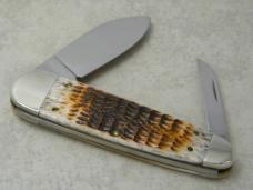 Case USA 1989 NKCA ROG 62070 SS Rogers Bone Large Sleeveboard Club Knife