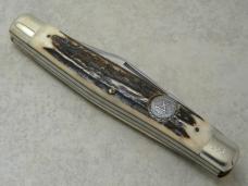 Kissing Crane Robt Klass Solingen Germany Stag 1990 NKCA Club Knife 