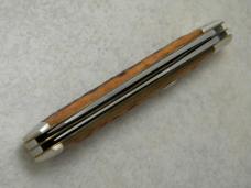 Queen City Sargent 1992 Bone NKCA Club Trapper Knife 