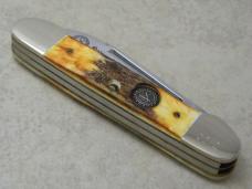 Case XX USA 1986 Stag 5394 Gunboat Canoe NKCA Museum Club Knife
