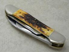 Case XX USA 1986 Stag 5394 Gunboat Canoe NKCA Museum Club Knife