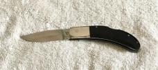 BEAUTIFUL CUSTOM HANDMADE  POCKET FOLDING KNIFE  LOCK BLADE and TIE PIN MATCHING T IN SHIELD MARK