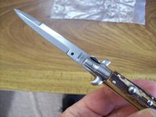 Italian 7 Inch Picklock Dolphin Maniago, Italy Gen. Stag/Antler UNUSED Beauty!
