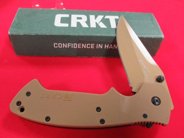 Columbia River Knife & tool Crawford Kasper Tan Folding Liner Lock Columbia River Knife & tool Crawford Kasper Tan Folding Liner Lock