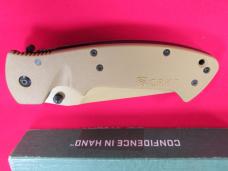 Columbia River Knife & tool Crawford Kasper Tan Folding Liner Lock