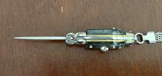 Vintage 80’s-90’s Miniature Switchblade Knife, Imitation Horn, Original Keychain, Italy