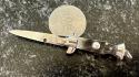 Beautiful 1960’s Dark Horn Miniature Switchblade Knife, Swedge Blade Grind, Italy