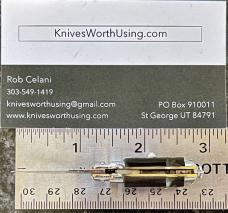 Beautiful 1960’s Dark Horn Miniature Switchblade Knife, Swedge Blade Grind, Italy