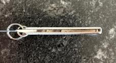 Rare Miniature Keychain Folding Catalana Knife, Steel Handle, Italy