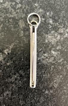 Rare Miniature Keychain Folding Catalana Knife, Steel Handle, Italy