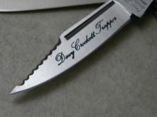 Frost Cutlery Surgical Steel Japan Colorful Wood Davy Crockett Trapper Knife