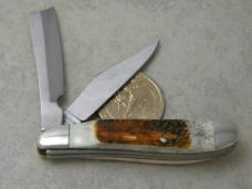 Frost Cutlery Surgical Steel Japan Stag Razor Nut Knife
