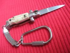 White Stag Italian Mini Keychain Picklock STILETTO Switchblade Knife - Mint