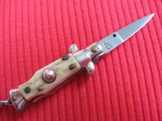 White Stag Italian Mini Keychain Picklock STILETTO Switchblade Knife - Mint