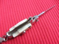 White Stag Italian Mini Keychain Picklock STILETTO Switchblade Knife - Mint