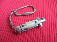 White Stag Italian Mini Keychain Picklock STILETTO Switchblade Knife - Mint