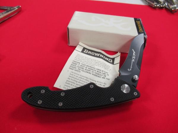 Browning125 year Commemorative Liner Lock Made in Italy Model #75 Browning125 year Commemorative Liner Lock Made in Italy Model #75