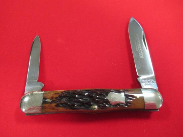 Winchester 1990 Brown Bone Swell Center Half Whittler Model # 2903