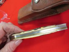 Schrade  Uncle Henry Single Blade Liner Lock Staglon Handle Model 127UH