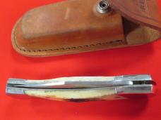 Schrade Single Blade Lockback Stag Handle 