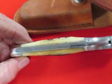 Schrade Single Blade Lockback Stag Handle 