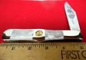 1985 KABAR USA COLLECTORS CLUB PEARL COKE & BEAR APPROX 5-1/4" MINT HANDLED FEW TIMES IN ITS YEARS