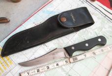 VTG VALOR SKINNER JAPAN Leather Sheath Fixed Blade Knife