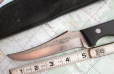 VTG VALOR SKINNER JAPAN Leather Sheath Fixed Blade Knife