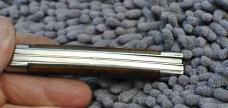 Miller Bros. Meriden CT Moose Pattern Equal End 4 1/4" Closed Jigged Bone Loud Snap Both Blades 