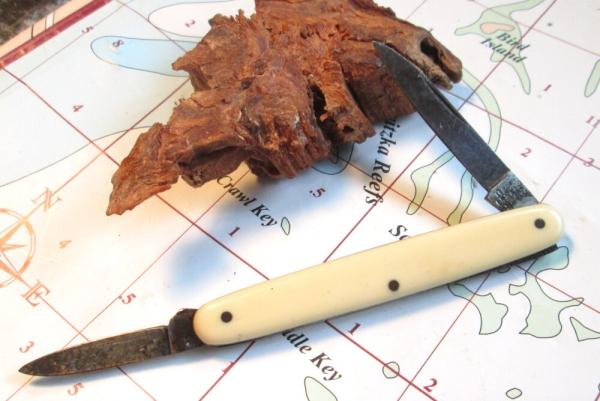 VTG FRIECR ERN & CO Solingen 2 Blade Equal End Pen Knife  B38