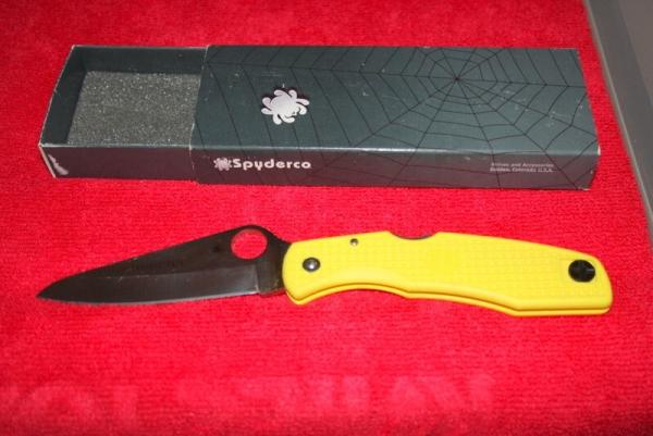 Spyderco Pacific Salt 1 Knife H-1 steel Vintage C91PYL