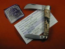 Titusville Cutlery Lightning Wood Rooster Comb Farmer Knife Rare 1 of 15 COA USA Made 2025