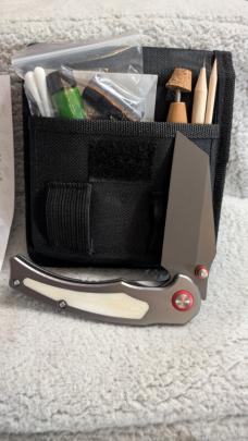 Rough Ryder Design Your Own Tatoo Knife Kit (allows create your own Scrimshaw)